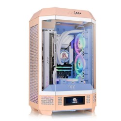 Case computer desktop ATX THERMALTAKE Tower 300 Peach Fuzz Pesca