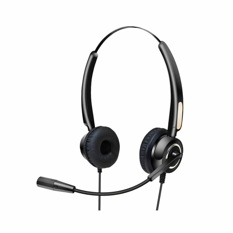 Auricolari con Microfono Urban Factory HBV01UF Nero Auricolari con Microfono Urban Factory HBV01UF Nero