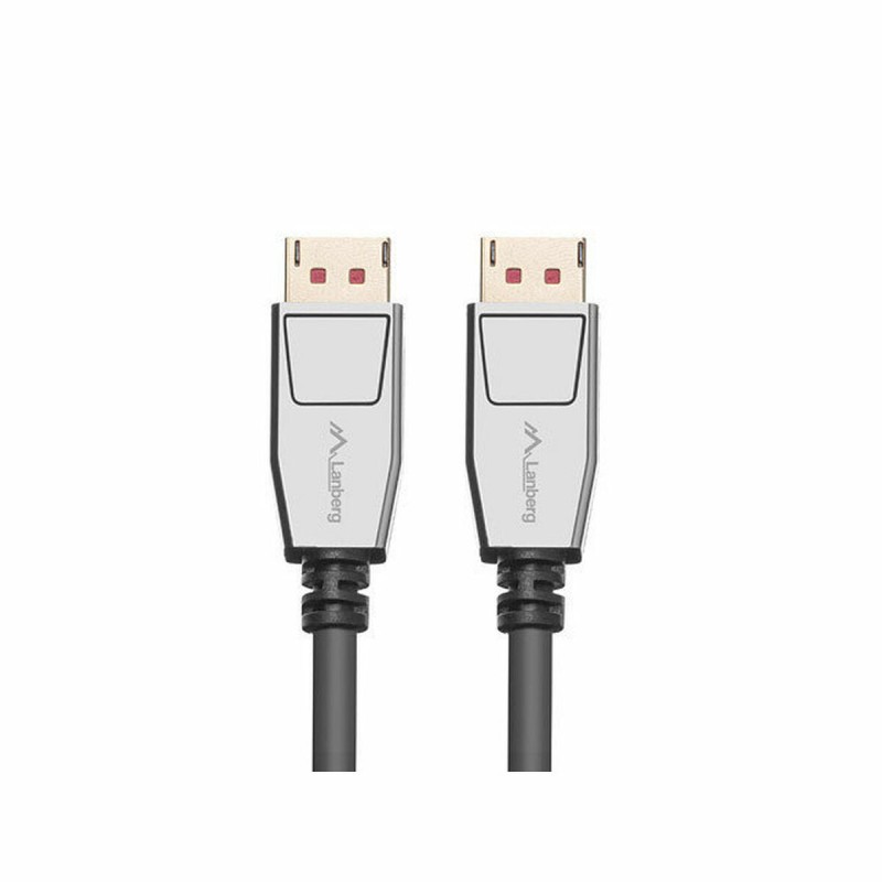 Cavo DisplayPort Lanberg CA-DPDP-20CU-0018-BK Nero/Grigio 1,8 m Cavo DisplayPort Lanberg CA-DPDP-20CU-0018-BK Nero/Grigio 1,8 m