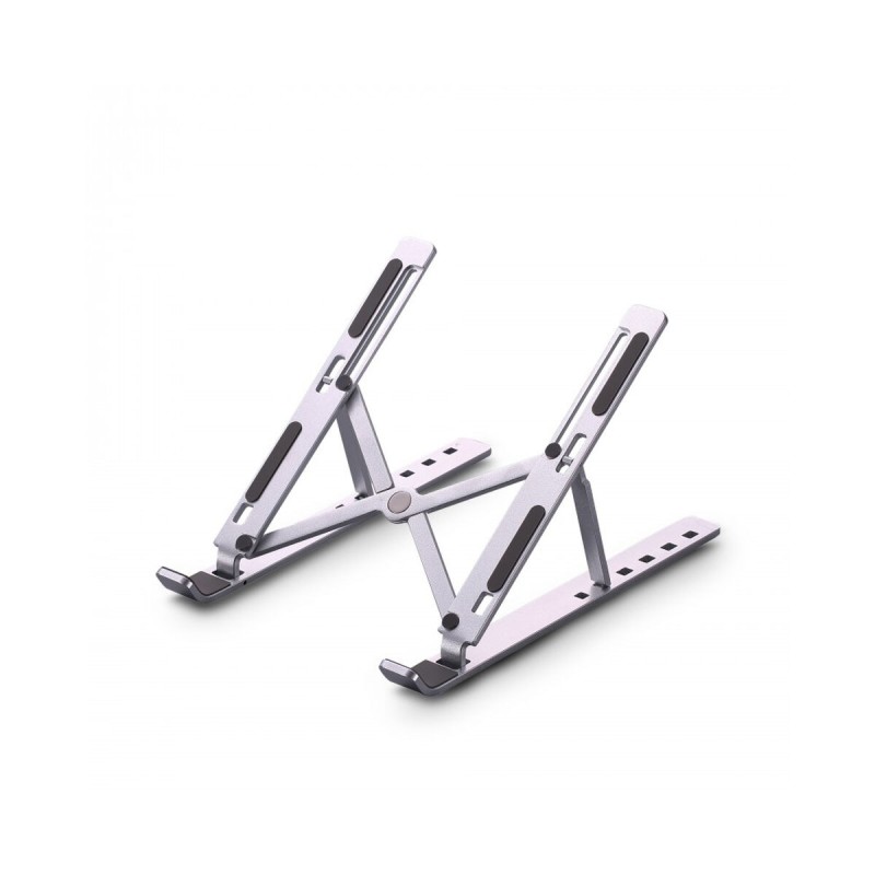 Supporto Pieghevole e Regolabile per PC Portatile Urban Factory AST01UF Alluminio Supporto Pieghevole e Regolabile per PC Portatile Urban Factory AST01UF Alluminio