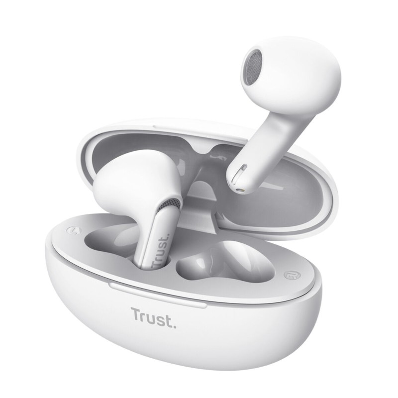 Auricolari in Ear Bluetooth Trust Yavi Bianco Auricolari in Ear Bluetooth Trust Yavi Bianco