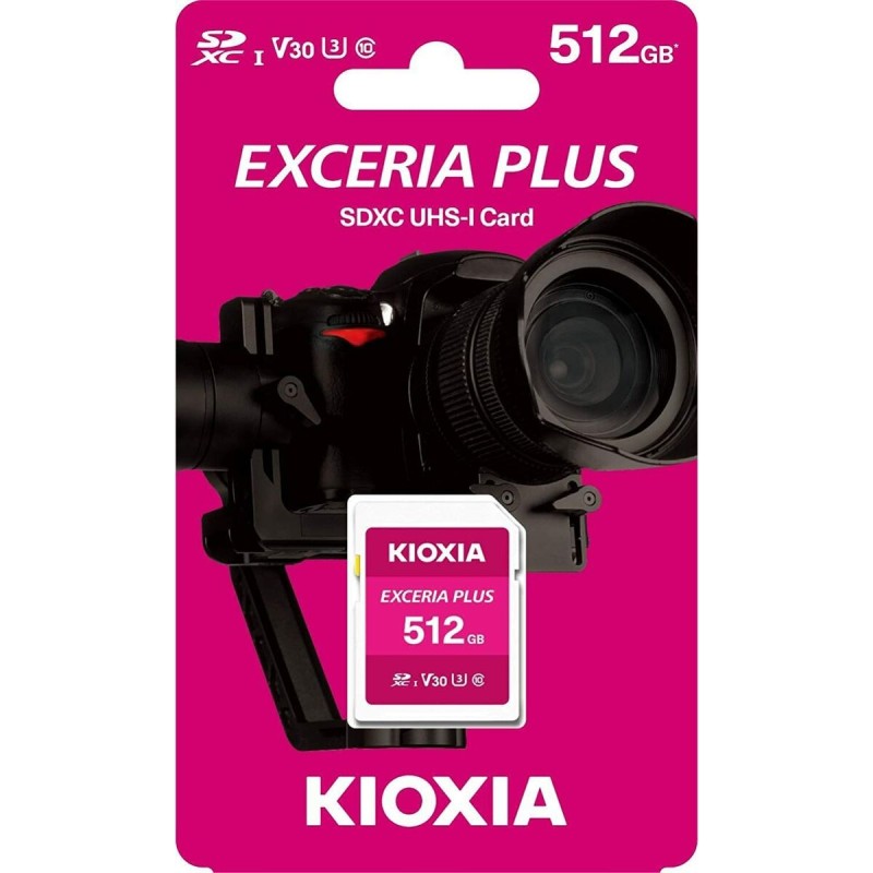 Scheda Di Memoria Micro SD con Adattatore Kioxia PLUS UHS-I C10 R98 512 GB Scheda Di Memoria Micro SD con Adattatore Kioxia PLUS UHS-I C10 R98 512 GB