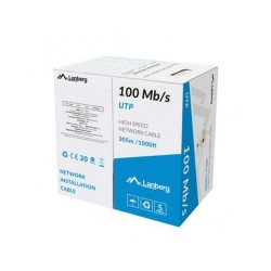 Cavo di Rete Lanberg LCU5-10CC-0305-S 305 m Grigio Bobina 10/100/1000 Mbps