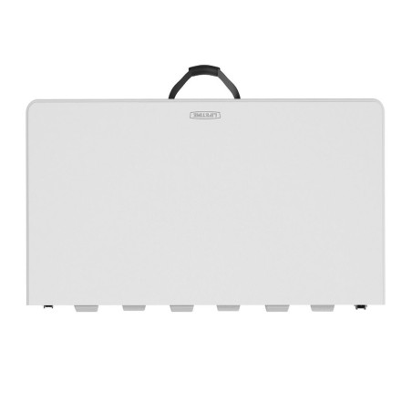Tavolo Pieghevole Lifetime Bianco Acciaio Plastica 94 x 74 x 94 cm