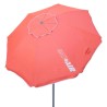 Ombrellone Aktive UV50 Ø 200 cm Corallo Poliestere Alluminio 200 x 198 x 200 cm (6 Unità)