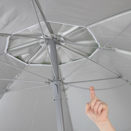 Ombrellone Aktive UV50 Ø 200 cm Corallo Poliestere Alluminio 200 x 198 x 200 cm (6 Unità)