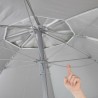 Ombrellone Aktive UV50 Ø 200 cm Corallo Poliestere Alluminio 200 x 198 x 200 cm (6 Unità)