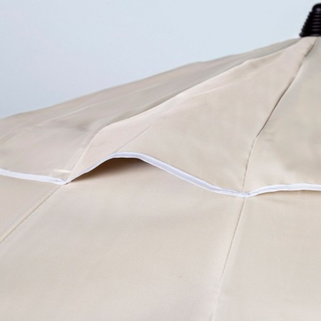 Ombrellone Aktive Crema Alluminio 240 x 235 x 240 cm (6 Unità)