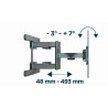 Supporto da Parete GEMBIRD WM-80ST-01 40"