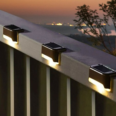 Lampada ad energia solare Aktive 8 x 4,5 x 4 cm (12 Unità)