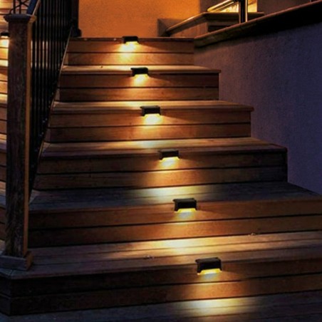Lampada ad energia solare Aktive 8 x 4,5 x 4 cm (12 Unità)
