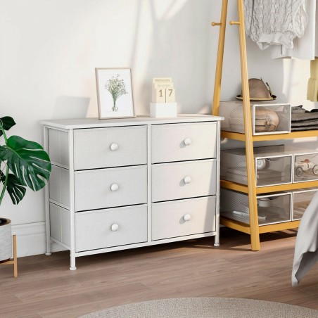 Cassettiera Max Home Bianco 80 x 62 x 30 cm