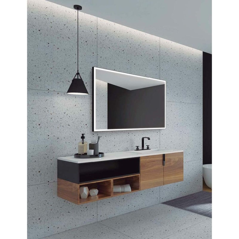 Specchio da bagno con luce LED Ledimex SUIZ010-100NG 100 x 80 cm Specchio da bagno con luce LED Ledimex SUIZ010-100NG 100 x 80 cm