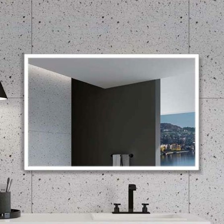 Specchio da bagno con luce LED Ledimex SUIZ010-100NG 100 x 80 cm