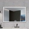 Specchio da bagno con luce LED Ledimex SUIZ010-100NG 100 x 80 cm