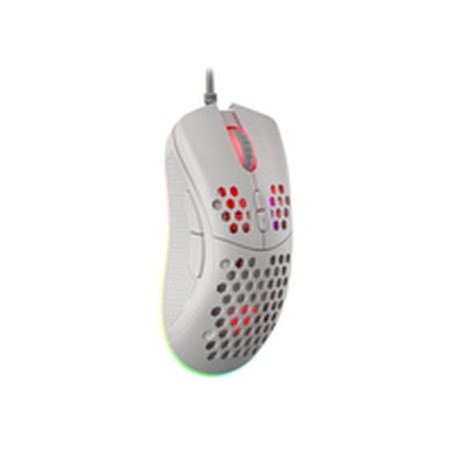 Mouse con Cavo e Sensore Ottico Genesis Krypton 555 Bianco 8000 dpi (1 Unità)