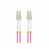 Tubo flessibile Lanberg OM4 50/125 Violetta Duplex 1 m