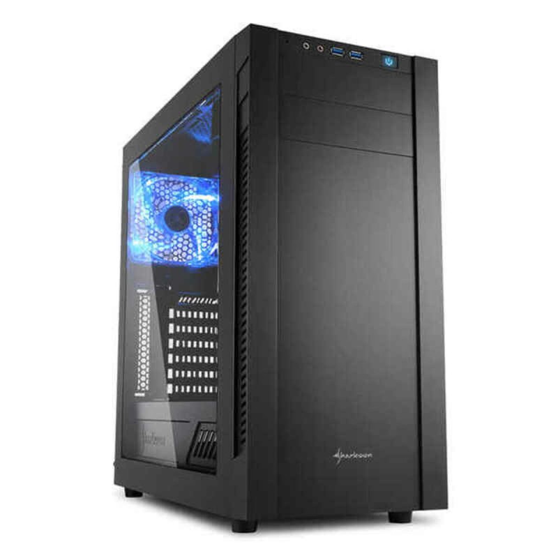 Case computer desktop ATX Sharkoon 4044951019304 Nero Case computer desktop ATX Sharkoon 4044951019304 Nero