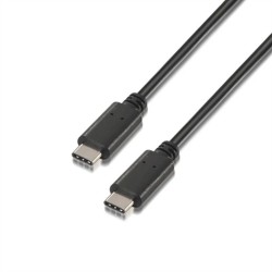 Cavo di Dati/Ricarica con USB Aisens A107-0058 Nero 3 m (1 Unità)