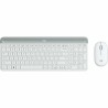 Tastiera e Mouse Logitech 920-009199 Bianco Spagnolo Qwerty in Spagnolo