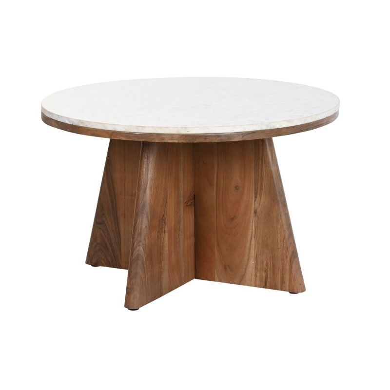 Tavolino da Caffè DKD Home Decor Marmo Acacia (70 x 70 x 43 cm) Tavolino da Caffè DKD Home Decor Marmo Acacia (70 x 70 x 43 cm)