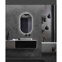 Specchio da bagno con luce LED Ledimex TOKY022-90OR 90 x 50 cm