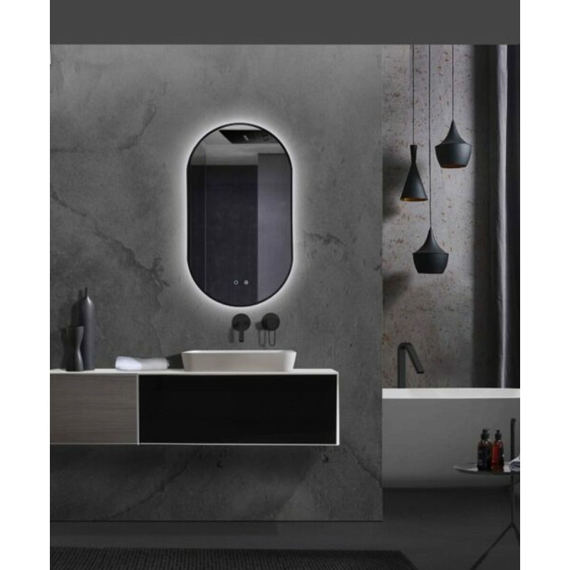 Specchio da bagno con luce LED Ledimex TOKY022-90OR 90 x 50 cm Specchio da bagno con luce LED Ledimex TOKY022-90OR 90 x 50 cm