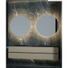 Specchio da bagno con luce LED Ledimex OPOR001-70C Specchio
