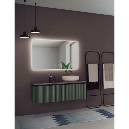 Specchio da bagno con luce LED Ledimex ITAL007-80 80 x 80 cm