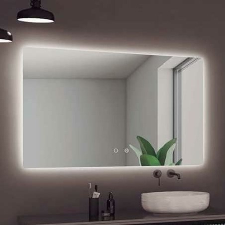 Specchio da bagno con luce LED Ledimex ITAL007-80 80 x 80 cm
