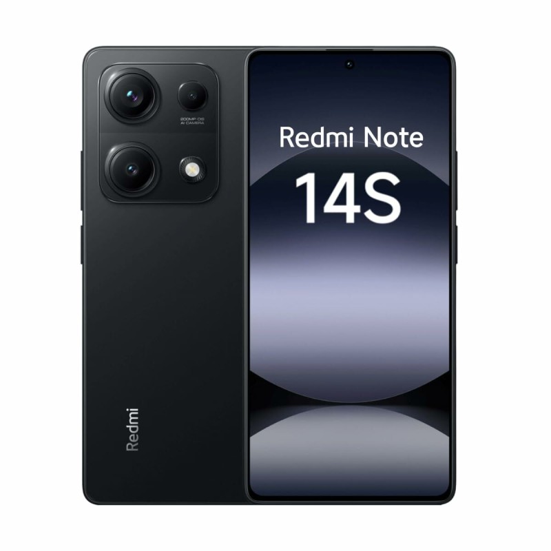 Smartphone Xiaomi REDMI NOTE 14S 6,67" 8 GB RAM Nero Smartphone Xiaomi REDMI NOTE 14S 6,67" 8 GB RAM Nero