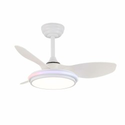 Ventilatore da Soffitto CristalRecord STEL EVO MINI RGB RETRAC Trasparente