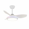 Ventilatore da Soffitto CristalRecord STEL EVO MINI RGB RETRAC Trasparente