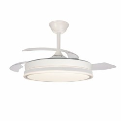 Ventilatore da Soffitto CristalRecord SUPERECO RETRAC 45W MD Trasparente