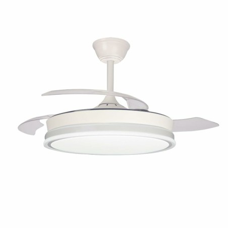 Ventilatore da Soffitto CristalRecord SUPERECO RETRAC 45W MD Trasparente