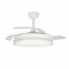 Ventilatore da Soffitto CristalRecord SUPERECO RETRAC 45W MD Trasparente