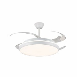 Ventilatore da Soffitto CristalRecord CHARLY L RETRAC Trasparente 80 W