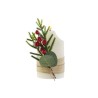 Candela LED DKD Home Decor Bianco 7 x 7 x 12 cm (AA)