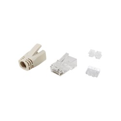 Connettore RJ45 Categoria 6 UTP Equip 121176 Trasparente 100 Unità