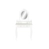 Toeletta Home ESPRIT Bianco ABS Specchio Legno MDF 75 x 42 x 140 cm