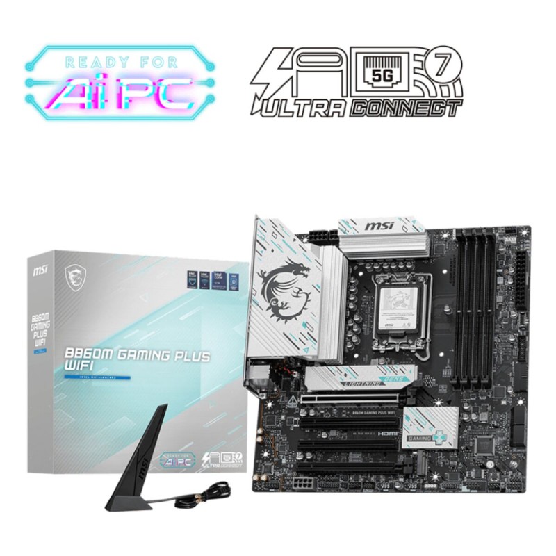 Scheda Madre MSI B860M GAMING PLUS WIFI AMD Scheda Madre MSI B860M GAMING PLUS WIFI AMD