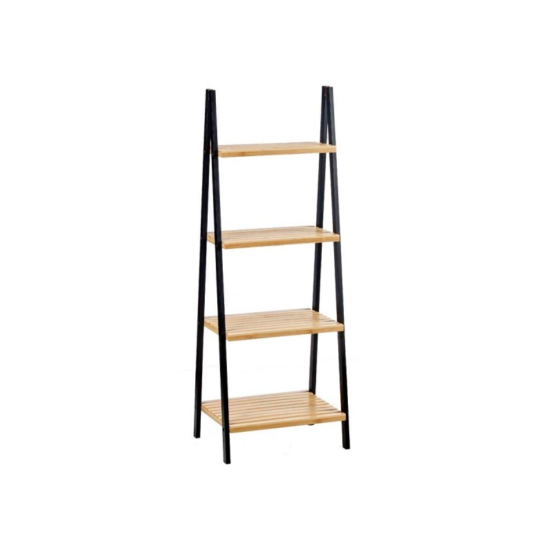 Scaffale da Bagno Berilo WR5504-4-425 Nero Naturale 40 x 109,3 x 30 cm Scaffale da Bagno Berilo WR5504-4-425 Nero Naturale 40 x 109,3 x 30 cm