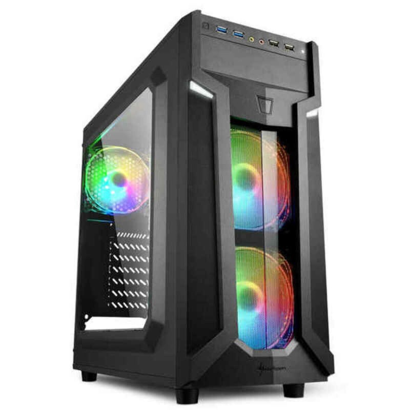 Case computer desktop ATX Sharkoon VG6-W RGB Nero Case computer desktop ATX Sharkoon VG6-W RGB Nero