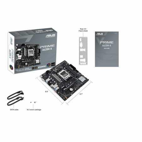 Scheda Madre Asus A620M-K AMD A620 AMD AM5