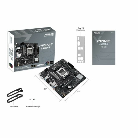 Scheda Madre Asus A620M-K AMD A620 AMD AM5