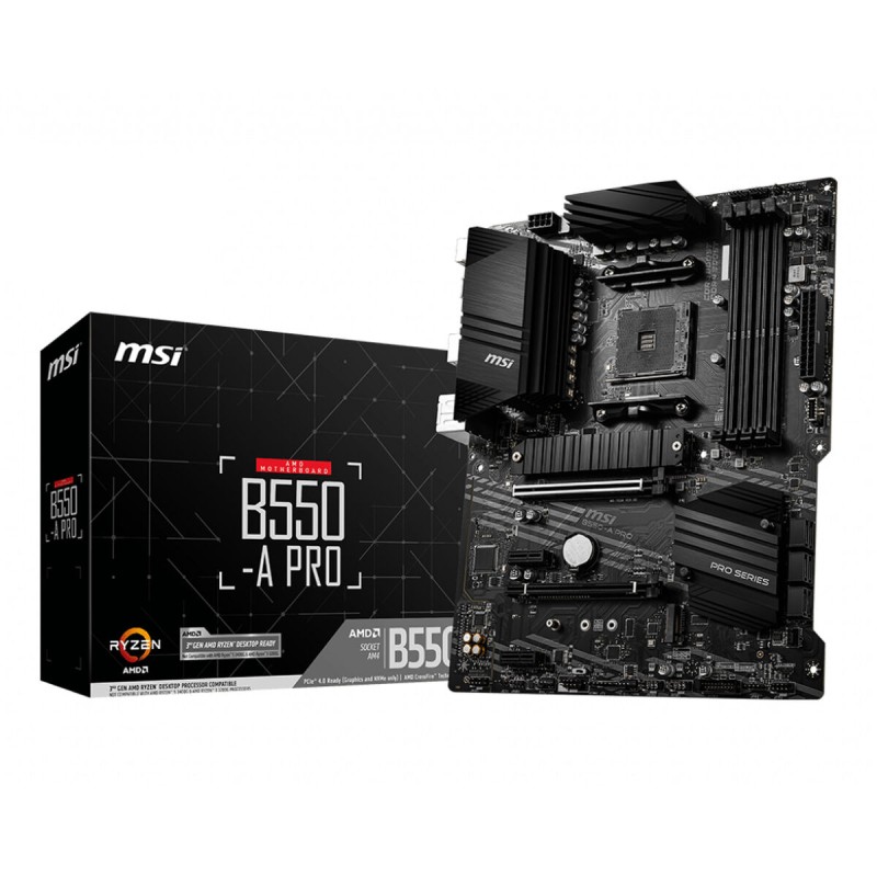 Scheda Madre MSI B550-A PRO AMD B450 AMD AM4 Scheda Madre MSI B550-A PRO AMD B450 AMD AM4