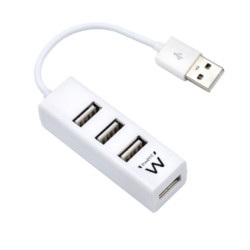 Hub USB Ewent EW1122 Bianco