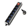 Multipresa 6 Prese con Interruttore Ewent Schuko (1,5 m)