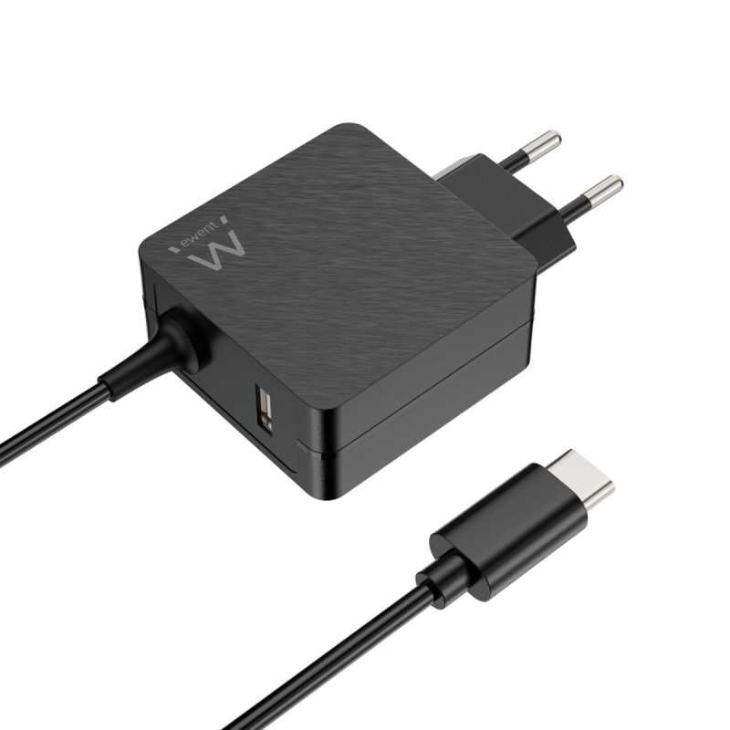 Caricabatterie da Parete Ewent Nero 45 W (1 Unità) Caricabatterie da Parete Ewent Nero 45 W (1 Unità)