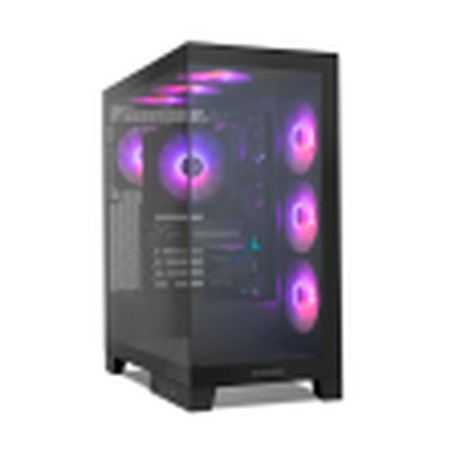 Case computer desktop ATX Nox-Xtreme NXHUMMERGLOCKBK Nero